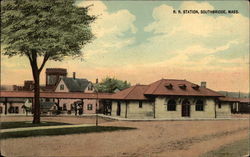 View of R.R. Station Postcard