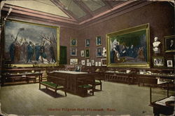 Interior Pilgrim House Plymouth, MA Postcard Postcard