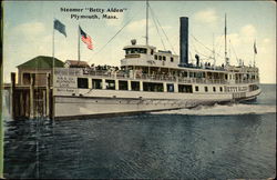 Steamer "Betty Alden" Postcard