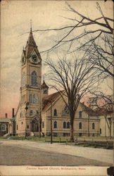 Central Baptist Church Middleboro, MA Postcard Postcard