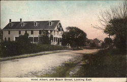 Hotel Albert and Beach Street Postcard