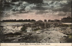 Brant Rock House Postcard