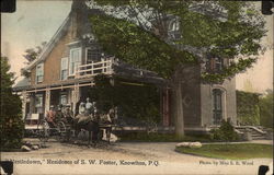 Nestledown, Residence of S.W. Foster Postcard