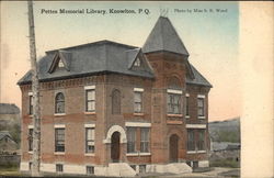Pettes Memorial Library Postcard
