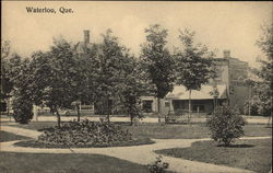 View of Park in Waterloo Quebec Canada Postcard Postcard