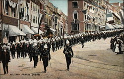 Military Parade Postcard