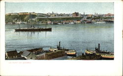 Le Port de Quebec Canada Postcard Postcard