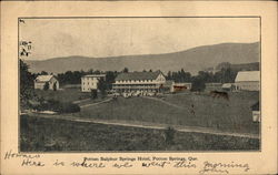 Potton Sulphur Springs Hotel Postcard