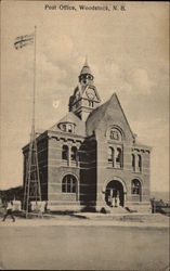 Post Office Woostock, NB Canada New Brunswick Postcard Postcard