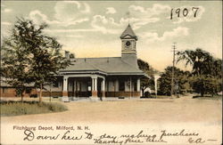 Fitchburg Depot Postcard