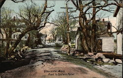 Road to Eastern Point Postcard