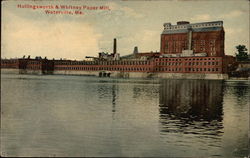 Hollingsworth & Whitney Paper Mill Waterville, ME Postcard Postcard