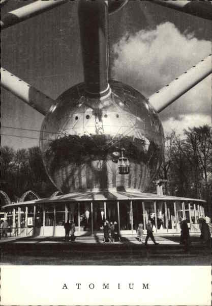 Atomium - Lower Sphere and Reception Hall Brussels Belgium