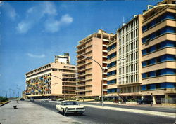 Raouche Quarter with Modern Buildings Beirut Lebanon