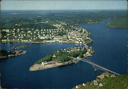 Aerial View Farsund Norway
