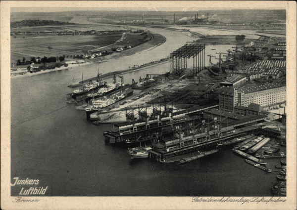 Aerial View of Junkers Bremen Germany