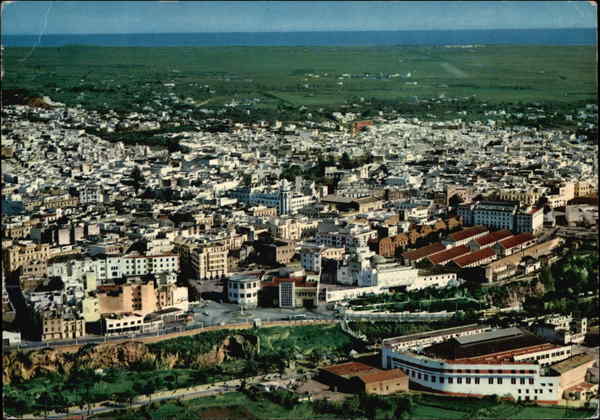 Aerial View Tetouan Morocco Africa