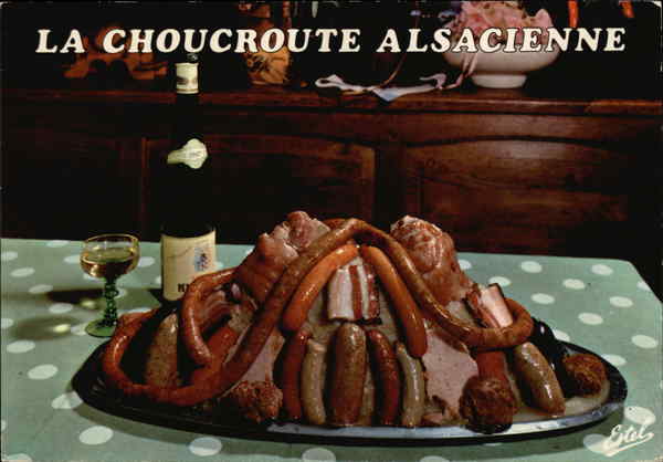 La Choucroute Alsacienne France