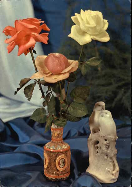 Roses in a Vase Flowers