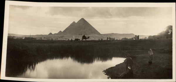 The Pyramids of Giza Cairo Egypt Africa