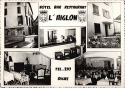 Hotel Restaurant L'Aiglon Postcard
