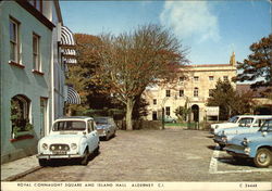 Royal Connaught Square and Island Hall, Alderney Channel Islands, United Kingdom Postcard Postcard