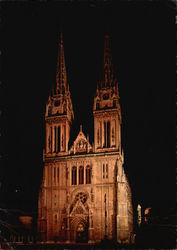 Zagreb Cathedral Postcard