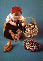 Happy Easter Eggs Postcard Postcard