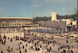 The Pavilions of USA and Holy See Postcard