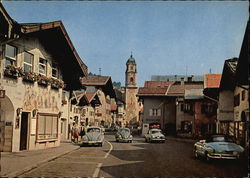 Parish Upper Market Mittenwal, Germany Postcard Postcard