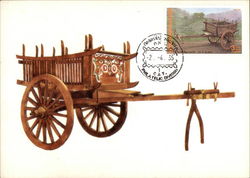 Old Wagon Postcard