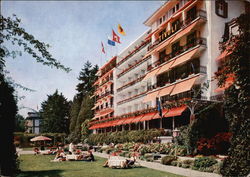 Carlton-Hotel Tivoli Lucerne, Switzerland Postcard Postcard