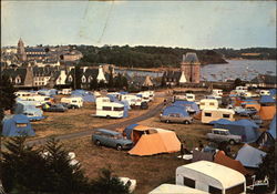 Camping Site near Solidar Tower Saint-Malo, France Postcard Postcard