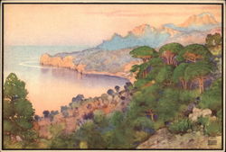 A painting from Mallorca (Spain) by Erwin Hubert Postcard