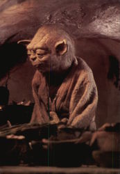 Yoda - The Empire Strikes Back Postcard