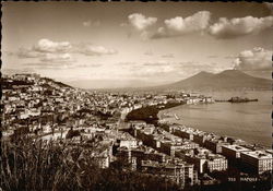 Aerial View of City Postcard