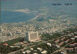 Mt. Carmel, Dan Carmel Hotel and View Towards Zevulun Valley Postcard