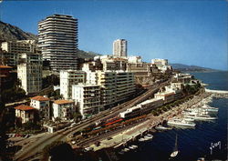 Le Quai de Etats-Unis Monte Carlo, Monaco Postcard Postcard