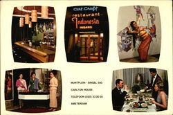 Art Craft Restaurant Indonesia Amsterdam, Netherlands Benelux Countries Postcard Postcard