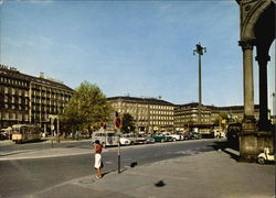 Der Ernst-August-Platz Hannover, Germany Postcard Postcard