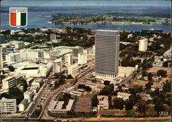 Aerial View of Abidjan Postcard