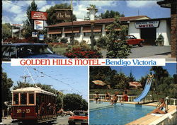 Golden Hills Motel Postcard
