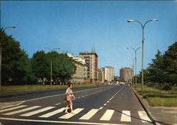 Street in Bialystok Postcard