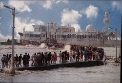Pathway to Hajiali Dargah Postcard