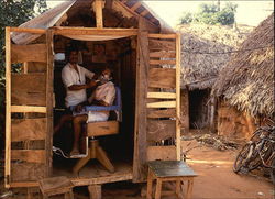 A Comfortable Shave Postcard