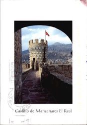 Castillo de Manzanares El Real Postcard