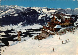 Winter Sports Center Kitzbuhel, Austria Postcard Postcard