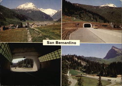 San Bernardino Road Tunnel Switzerland Postcard Postcard