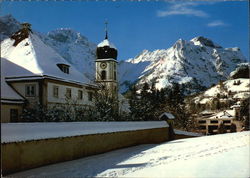 Winter Scene Engelberg, Switzerland Postcard Postcard