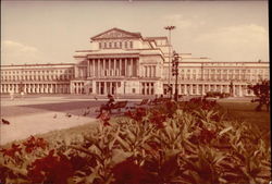 Grand Theater Warsaw, Poland Eastern Europe Postcard Postcard